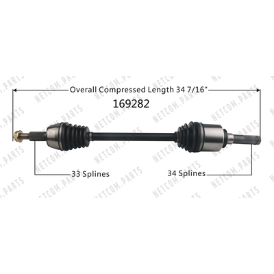 WORLDPARTS - 169282 - New CV Shaft pa1