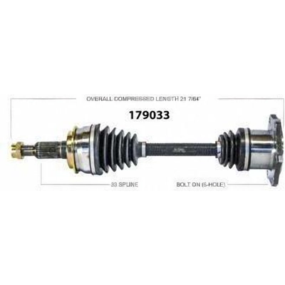 New CV Shaft by WORLDPARTS - 179033 pa1