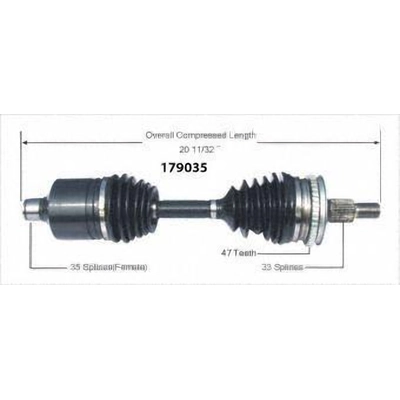 New CV Shaft by WORLDPARTS - 179035 pa3