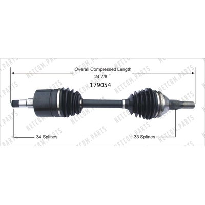 New CV Shaft by WORLDPARTS - 179054 pa2