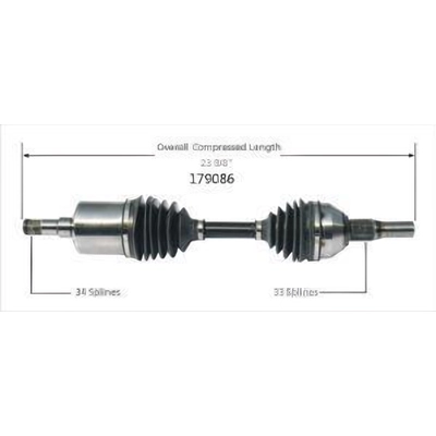 New CV Shaft by WORLDPARTS - 179086 pa4