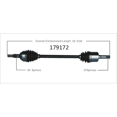 New CV Shaft by WORLDPARTS - 179172 pa1