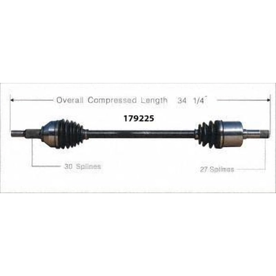 New CV Shaft by WORLDPARTS - 179225 pa1