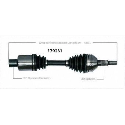 Arbre CV neuf by WORLDPARTS - 179231 pa1