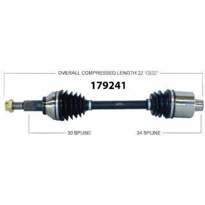 New CV Shaft by WORLDPARTS - 179241 pa1