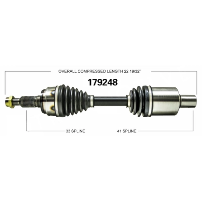 New CV Shaft by WORLDPARTS - 179248 pa2