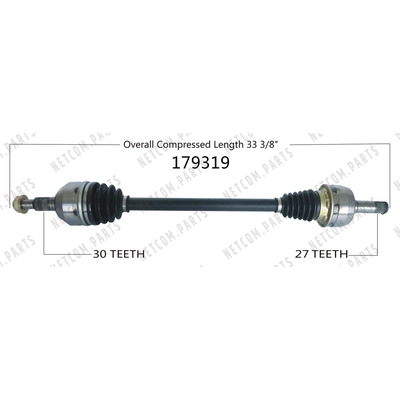 New CV Shaft by WORLDPARTS - 179319 pa1