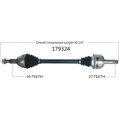 New CV Shaft by WORLDPARTS - 179324 pa3