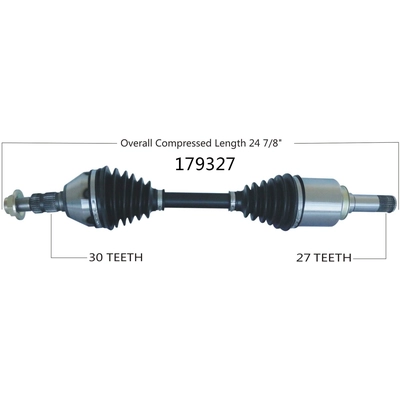 New CV Shaft by WORLDPARTS - 179327 pa2