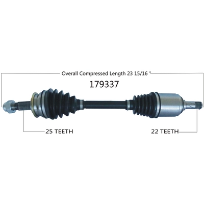 New CV Shaft by WORLDPARTS - 179337 pa2