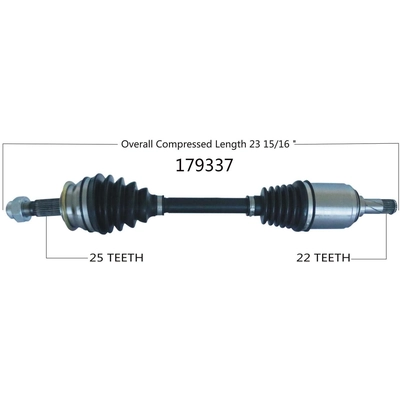 New CV Shaft by WORLDPARTS - 179337 pa3