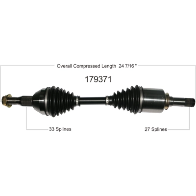 New CV Shaft by WORLDPARTS - 179371 pa1