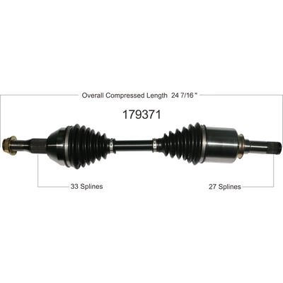 New CV Shaft by WORLDPARTS - 179371 pa2