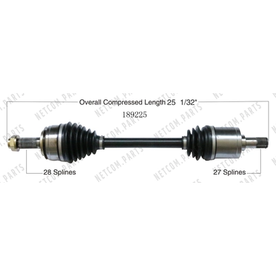 New CV Shaft by WORLDPARTS - 189225 pa1