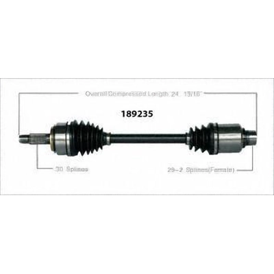 New CV Shaft by WORLDPARTS - 189235 pa1