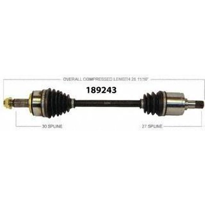 New CV Shaft by WORLDPARTS - 189243 pa1