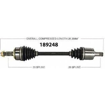 New CV Shaft by WORLDPARTS - 189248 pa1