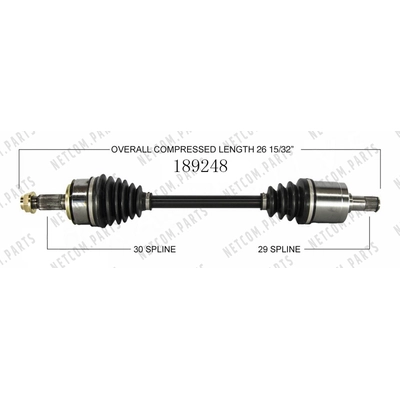 New CV Shaft by WORLDPARTS - 189248 pa2