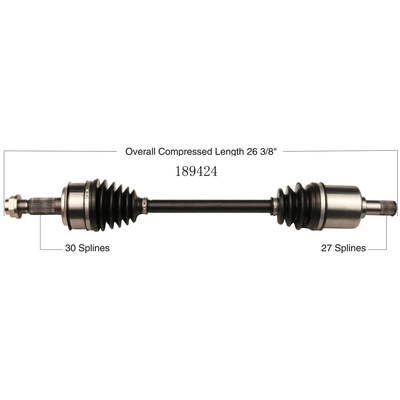 New CV Shaft by WORLDPARTS - 189424 pa3