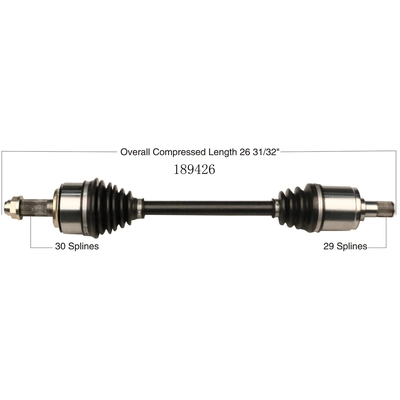 New CV Shaft by WORLDPARTS - 189426 pa2