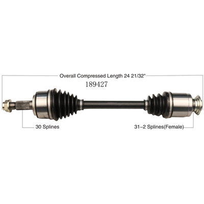 Arbre CV neuf by WORLDPARTS - 189427 pa1