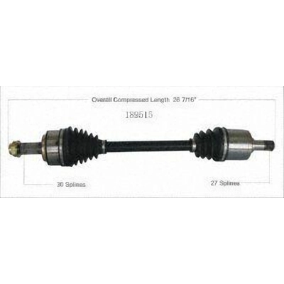 New CV Shaft by WORLDPARTS - 189515 pa3