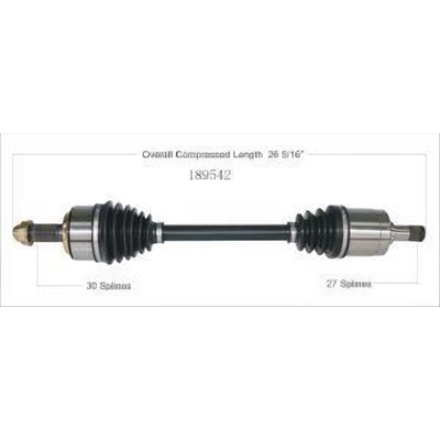 New CV Shaft by WORLDPARTS - 189542 pa3