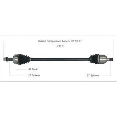 New CV Shaft by WORLDPARTS - 199293 pa3