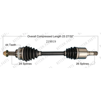 New CV Shaft by WORLDPARTS - 219019 pa1