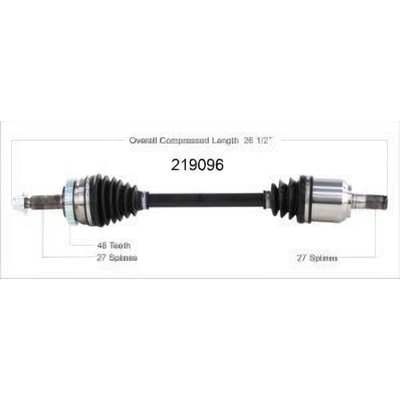 New CV Shaft by WORLDPARTS - 219096 pa3