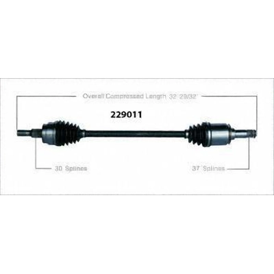 New CV Shaft by WORLDPARTS - 229011 pa2