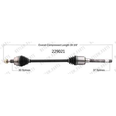 New CV Shaft by WORLDPARTS - 229021 pa1