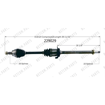 WORLDPARTS - 229029 - New CV Shaft pa1