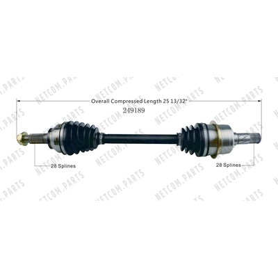 New CV Shaft by WORLDPARTS - 249189 pa1