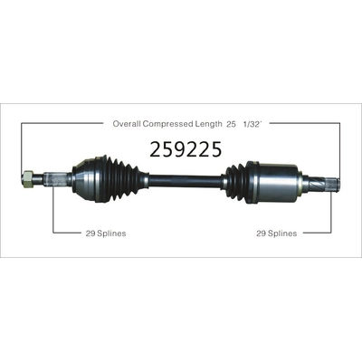 Arbre CV neuf by WORLDPARTS - 259225 pa1