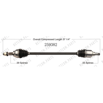 New CV Shaft by WORLDPARTS - 259382 pa2