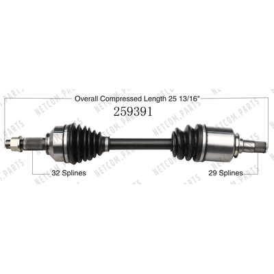 New CV Shaft by WORLDPARTS - 259391 pa2