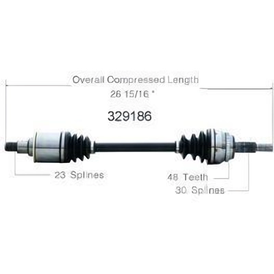 Arbre CV neuf by WORLDPARTS - 329186 pa2