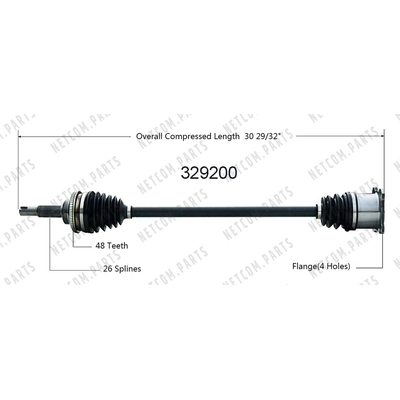 New CV Shaft by WORLDPARTS - 329200 pa2