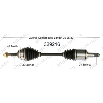 New CV Shaft by WORLDPARTS - 329216 pa2