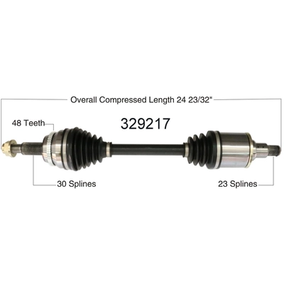 New CV Shaft by WORLDPARTS - 329217 pa2