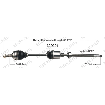 New CV Shaft by WORLDPARTS - 329291 pa2