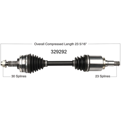 New CV Shaft by WORLDPARTS - 329292 pa2