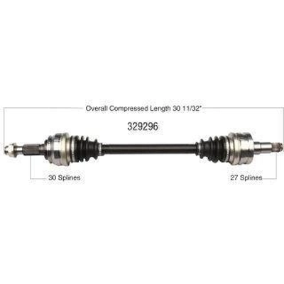 New CV Shaft by WORLDPARTS - 329296 pa1