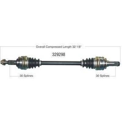 New CV Shaft by WORLDPARTS - 329298 pa1