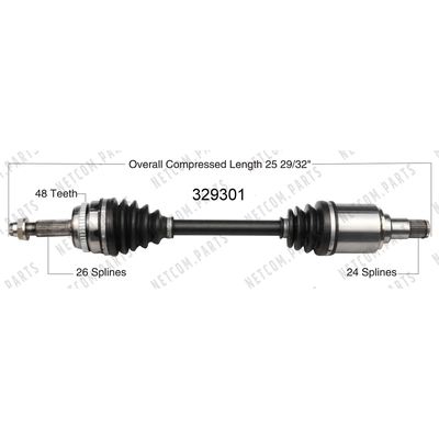 New CV Shaft by WORLDPARTS - 329301 pa2