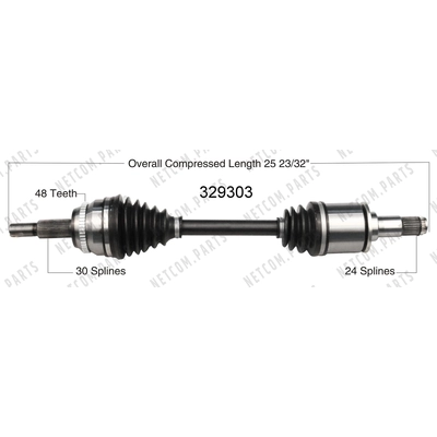 New CV Shaft by WORLDPARTS - 329303 pa2