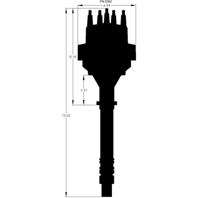 New Distributor by MSD IGNITION - 8360 pa10