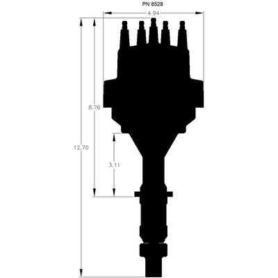 New Distributor by MSD IGNITION - 8528 pa6