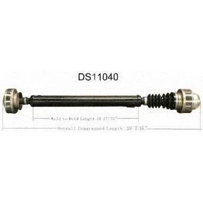 New Drive Shaft Assembly by WORLDPARTS - DS11040 pa1